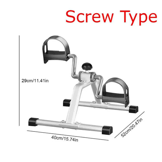 Vélo d'exercice réglable portable pour la maison - Mini vélo d'exercice pour réhabilitation des jambes avec résistance ajustable