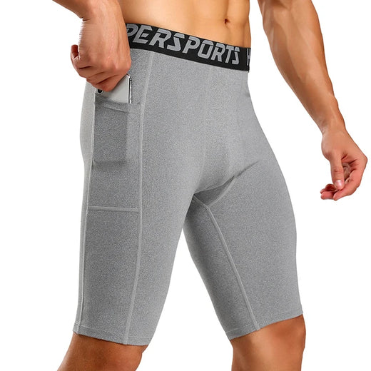Shorts de compression homme 2025 pour entraînement, course et fitness – Leggings, pantalons courts et vêtements de sport - Mondial sport
