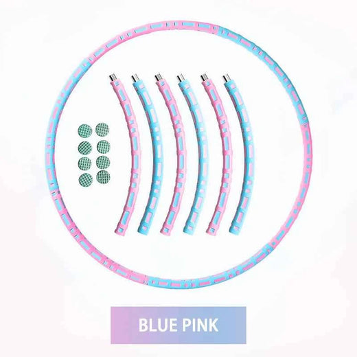 Cercle de Fitness avec Poids pour une Perte de Poids et un Corps Sculpté - Hula Hoop Sportif pour Affiner la Taille et Masser