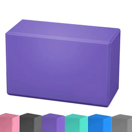 Bloc de yoga en EVA - 1PC Cubes de Pilates, Briques de Renforcement, Accessoires de Sport pour Exercice à Domicile, Équipement de Fitness - Mondial sport