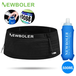 Ceinture de sport élastique NEWBOLER pour la course, le triathlon, le cyclisme et l'alpinisme - Sac pour téléphone et dossard - Mondial sport