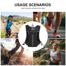 Sac à dos ultraléger de trail running 5L avec réservoir d'hydratation pour hommes, gilet de jogging respirant, sac de marathon et bague à eau 500ML - Mondial sport