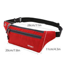Sac de taille polyvalent pour hommes et femmes - Sac de poitrine en nylon pour téléphone, poche, ceinture de course et sac de sport multifunctionnel - Mondial sport