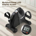 Mini vélo d'exercice pliable avec affichage LCD - Machine d'entraînement des bras et des jambes, pédalier ajustable pour maison et bureau