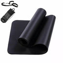 Tapis de yoga 183*61 cm avec sac de transport, matelas d'exercice NBR pour Fitness et Pilates à domicile - Mondial sport