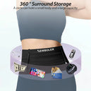 Ceinture de sport élastique NEWBOLER pour la course, le triathlon, le cyclisme et l'alpinisme - Sac pour téléphone et dossard - Mondial sport