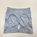 Shorts de yoga femme et ensemble de soutien-gorge pour le fitness, vélo et entraînement sculptant à élastique