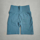 Shorts de yoga pour femmes - Shorts de sport sans couture, taille haute, pour le fitness et le cyclisme