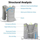 Gilet d'hydratation respirant NEWBOLER pour trail, course, vélo, marathon et escalade - Sac léger et confortable
