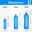 Bouteille d'eau pliable 750ML en TPU pour sport, randonnée et camping - Flasque douce et compacte - Mondial sport
