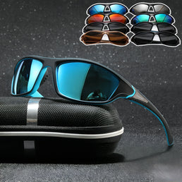Lunettes de soleil polarisées UV400 pour hommes et femmes - adaptées à la pêche, randonnée, course, cyclisme et alpinisme - Mondial sport