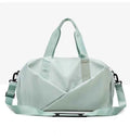 Sac de sport femme avec compartiment chaussures, sac de yoga imperméable et sac à dos de natation humide/sèche, tote de fitness pour voyage