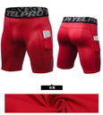 Shorts de course homme compression avec poche, rapide à sécher, pour entraînement et fitness - Mondial sport