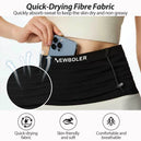 Ceinture de sport élastique NEWBOLER pour la course, le triathlon, le cyclisme et l'alpinisme - Sac pour téléphone et dossard - Mondial sport