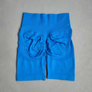 Shorts de yoga pour femmes - Shorts de sport sans couture, taille haute, pour le fitness et le cyclisme