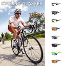 Lunettes de cyclisme 8 couleurs - Lunettes de sport en extérieur pour hommes et femmes, lunettes MTB et route pour le cyclisme