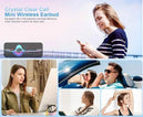 Écouteurs sans fil réduction de bruit 40dB Bluetooth 5.3 avec 6 micros ENC et affichage LED HD, mode transparence TWS