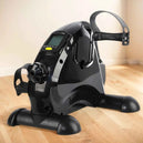 Mini vélo d'exercice pliable avec affichage LCD - Machine d'entraînement des bras et des jambes, pédalier ajustable pour maison et bureau