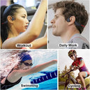 Écouteurs Bluetooth étanches à conduction osseuse sans fil IPX8 avec microphone et 32G RAM Mp3 pour Shokz Open