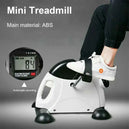 Mini vélo d'exercice pliable avec affichage LCD - Machine d'entraînement des bras et des jambes, pédalier ajustable pour maison et bureau