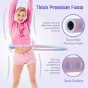 Cercle de Fitness avec Poids pour une Perte de Poids et un Corps Sculpté - Hula Hoop Sportif pour Affiner la Taille et Masser