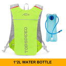 Sac à dos ultraléger de trail running 5L avec réservoir d'hydratation pour hommes, gilet de jogging respirant, sac de marathon et bague à eau 500ML - Mondial sport
