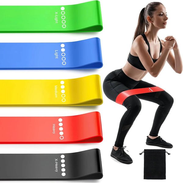 Élastiques de résistance TPE - Ensemble de bandes en caoutchouc pour entraînement de force, yoga et équipement de gym - Mondial sport