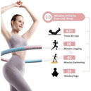 Cercle de Fitness avec Poids pour une Perte de Poids et un Corps Sculpté - Hula Hoop Sportif pour Affiner la Taille et Masser