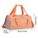 Sac de sport femme étanche pour la gym avec poche à chaussures - Sac de voyage fitness polyvalent, idéal pour la natation et l'entraînement