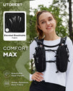 Sac à dos de trail léger 10L avec gilet d'hydratation ultra léger et poche à eau de 2L pour randonnée, cyclisme et marathon - Mondial sport