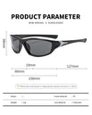 Lunettes de soleil polarisées UV400 pour hommes et femmes - adaptées à la pêche, randonnée, course, cyclisme et alpinisme - Mondial sport
