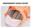 Sac de sport femme étanche pour la gym avec poche à chaussures - Sac de voyage fitness polyvalent, idéal pour la natation et l'entraînement