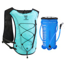 Sac à dos de trail léger 10L avec gilet d'hydratation ultra léger et poche à eau de 2L pour randonnée, cyclisme et marathon - Mondial sport