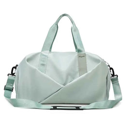 Sac de sport femme avec compartiment chaussures, sac de yoga imperméable et sac à dos de natation humide/sèche, tote de fitness pour voyage