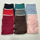 Shorts de yoga sportifs pour femmes Teveo - Ensemble de soutien-gorge et shorts sculptants élastiques pour fitness et cyclisme