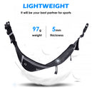 Ceinture de course UTOBEST professionnelle légère pour marathon et yoga - Sac de sport mince - Mondial sport