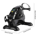Mini vélo d'exercice pliable avec affichage LCD - Machine d'entraînement des bras et des jambes, pédalier ajustable pour maison et bureau