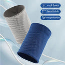 Bandeau de poignet rafraîchissant – 2 pcs bandeau de poignet respirant pour le tennis et le sport en extérieur, idéal pour la course, le fitness, le yoga, le cyclisme et la randonnée - Mondial sport
