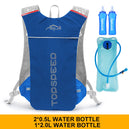 Sac à dos ultraléger de trail running 5L avec réservoir d'hydratation pour hommes, gilet de jogging respirant, sac de marathon et bague à eau 500ML - Mondial sport
