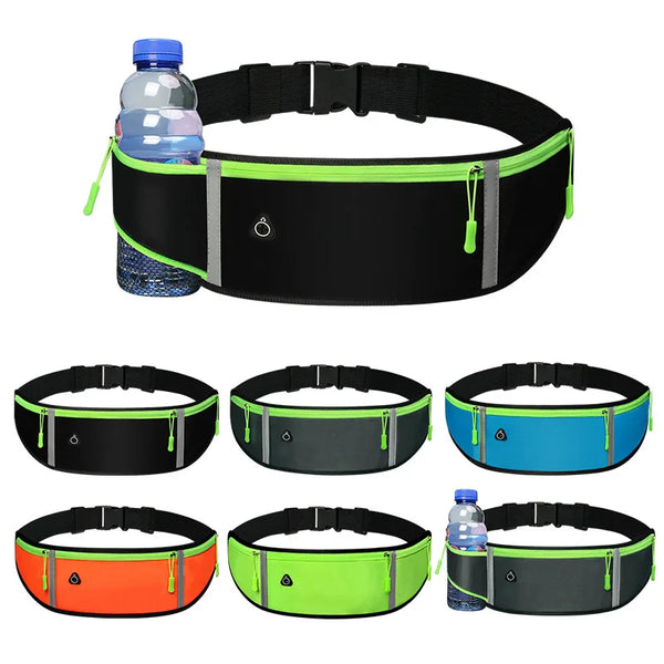 Ceinture de course étanche pour hommes et femmes, sac banane de sport imperméable pour voyage, pochette pour téléphone et accessoires - Mondial sport