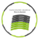 Bande de hula amovible pour adultes - Cerceau ajustable pour le fitness et la minceur des femmes