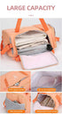 Sac de sport femme étanche pour la gym avec poche à chaussures - Sac de voyage fitness polyvalent, idéal pour la natation et l'entraînement