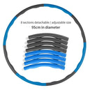 Bande de hula amovible pour adultes - Cerceau ajustable pour le fitness et la minceur des femmes
