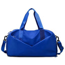 Sac de sport femme avec compartiment chaussures, sac de yoga imperméable et sac à dos de natation humide/sèche, tote de fitness pour voyage