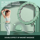 Hula hoop de fitness ajustable à sections, anneau de comptage intelligent pour massage et perte de poids, cercle détachable et réglable.