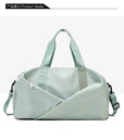 Sac de sport femme avec compartiment chaussures, sac de yoga imperméable et sac à dos de natation humide/sèche, tote de fitness pour voyage