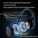 Casque audio conduction osseuse étanche Bluetooth 5.4 sans fil pour la natation et le sport avec lecteur MP3 32 Go IPX8