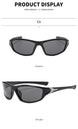 Lunettes de soleil polarisées UV400 pour hommes et femmes - adaptées à la pêche, randonnée, course, cyclisme et alpinisme - Mondial sport