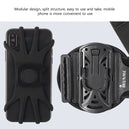Support de téléphone rotatif 360 degrés avec bracelet ajustable pour course et cyclisme, étui portable amovible - Mondial sport