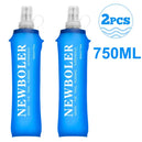 Bouteille d'eau pliable 750ML en TPU pour sport, randonnée et camping - Flasque douce et compacte - Mondial sport